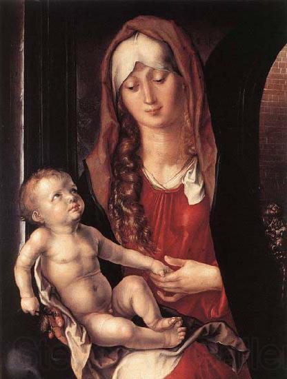 Albrecht Durer Virgin and Child before an Archway Germany oil painting art